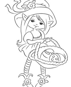 Fairy with a basket