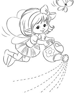 The Fairy with a watering can