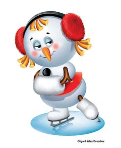 Snowgirl Figure Skater