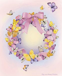 Wreath With Butterflies