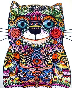 Colorful Happy Cat