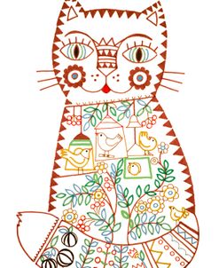 Folk Cat 1