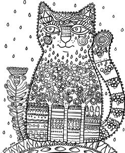 1 Rain Cat: LINE ART