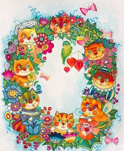 Wreath Cats 2