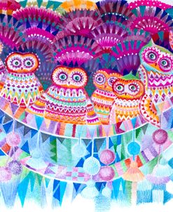 Lavender Owls