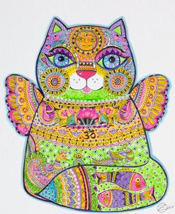 Madhubani Cat