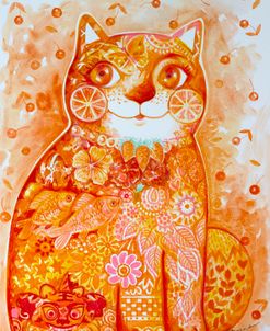 Rainbow Orange-Cat