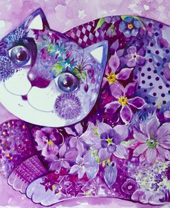 Rainbow Purple Cat