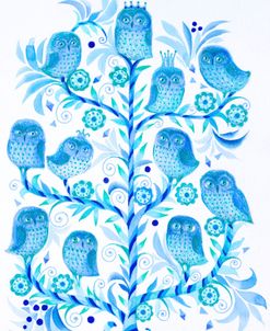 Royal Owls Blue