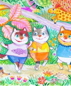 Cats Jogging