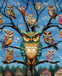 The Enchanted Perch For Owls