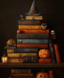 Halloween Bookshelf