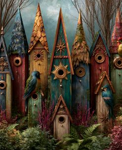 Colorful Bird Houses