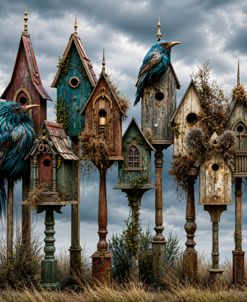Rustic Bird Houses