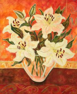 Vase Of Lilies