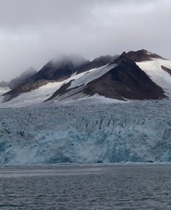 Svalbard Lillehookbreen Glaciers And Mountains