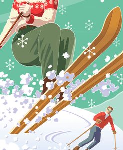 Vintage Skiers