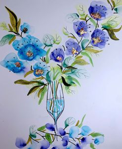 Flower Vase Painting With Alcohol Ink