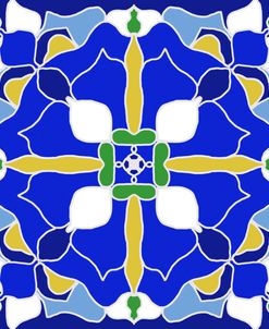 Blue Tile Soft Square
