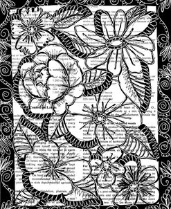Flower Book Page