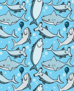 Adorable Shark Party Pattern