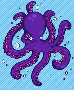 Cute Goofy Octopus
