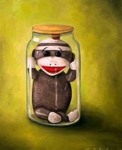 Preserving Childhood Baby Sock Monkey