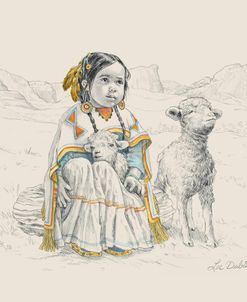 Girl and Lamb