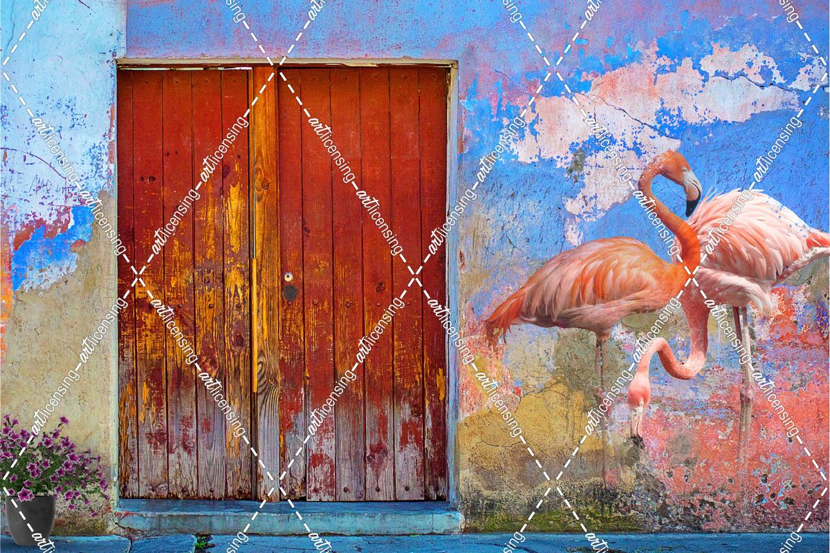 Flamingo Wall