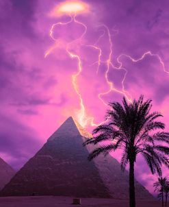 Lightning Pyramid Sky