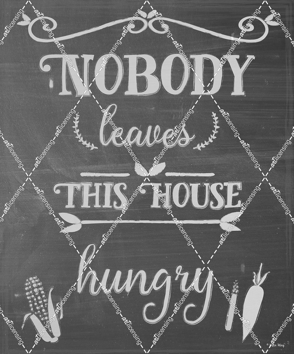 Nobody Leaves This House Hungry Chalk