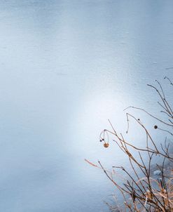 Blue Frozen Pond Glass 1