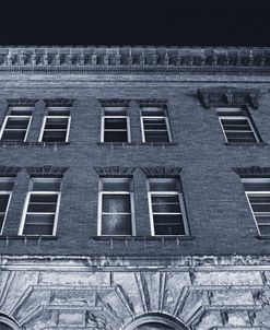 Ciy Lights – Blue Grey Old Building Wall