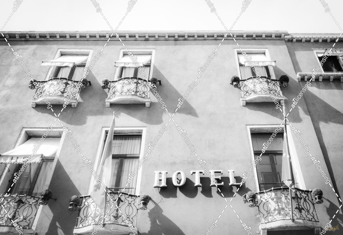 Hotel in Venice Retro