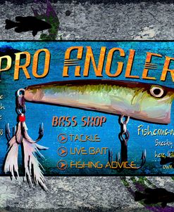 Fishing – Bass Lure Poppy Sign