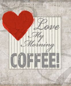 Decortive Pattern Love Coffee