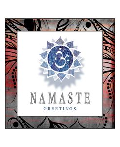 Chakras Yoga Framed Namaste V2