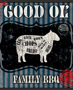 Good Ol’ Family BBQ Square Sheep