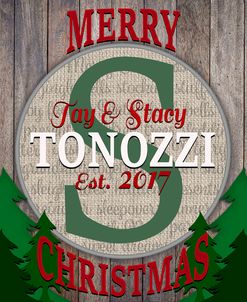 Personalized Christmas Sign V1