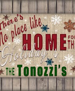 Personalized Christmas Sign V12