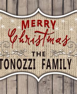 Personalized Christmas Sign V14