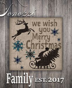 Personalized Christmas Sign V8