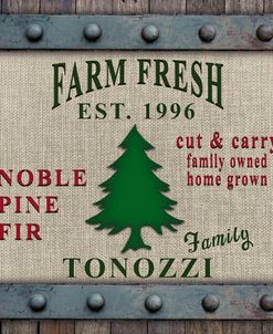 Personalized Christmas Sign V10