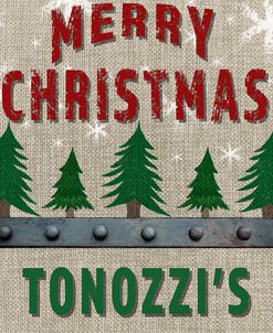 Personalized Christmas Sign V17