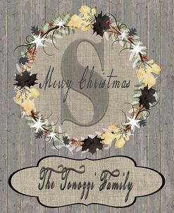 Personalized Christmas Sign V19
