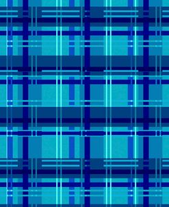 Minimalist Blue Plaid Design 05