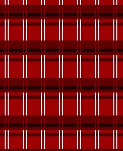 Minimalist Red Plaid Design 01