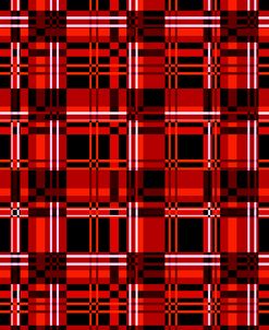 Minimalist Red Plaid Design 06