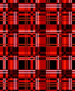 Minimalist Red Plaid Design 06