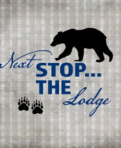 Blue Bear Lodge Sign 02